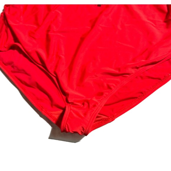 Swim by Cacique Off The Shoulder Blouson Swimsuit One Piece Bandeau Bra 46DD - Picture 7 of 16